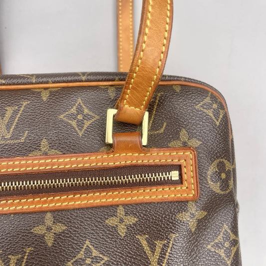 Louis Vuitton Cite Shoulder Bag MM Brown Monogram Canvas Shoulder Bag