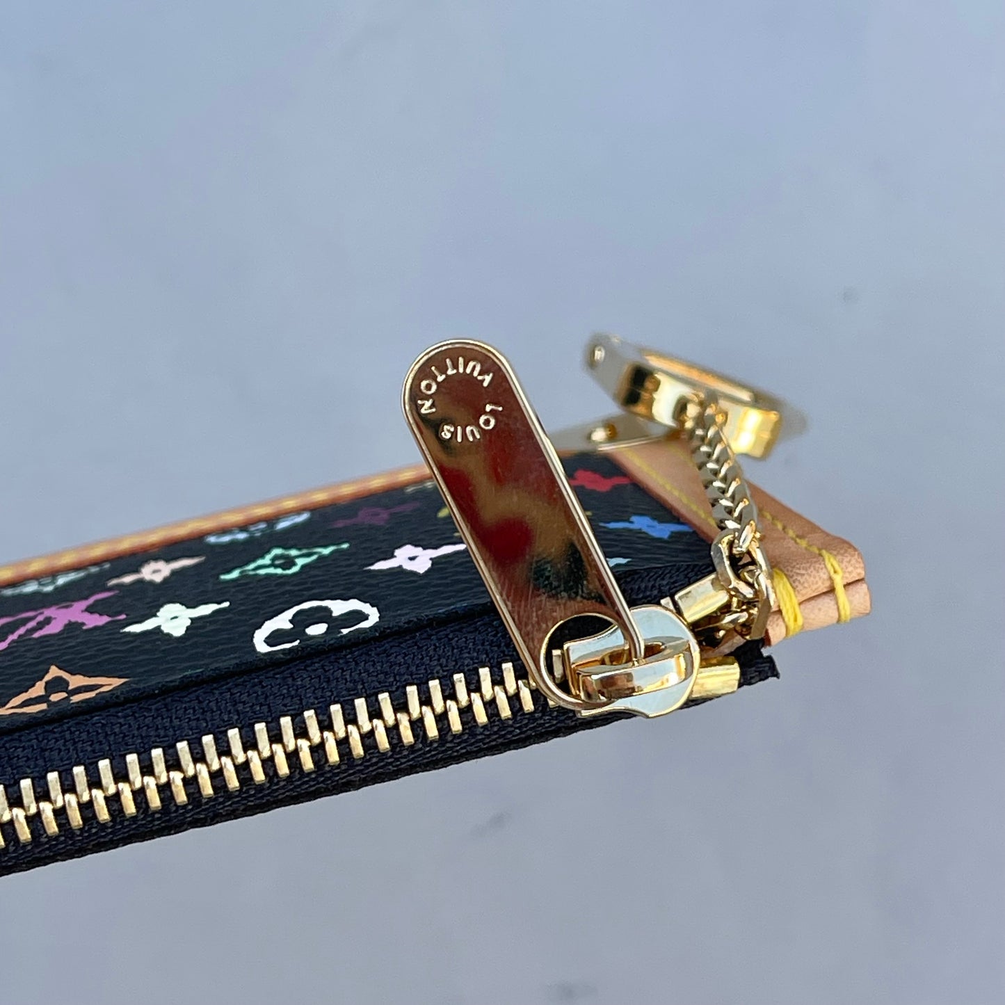 Louis Vuitton Black Multicolor Key Cles Takashi Murakami