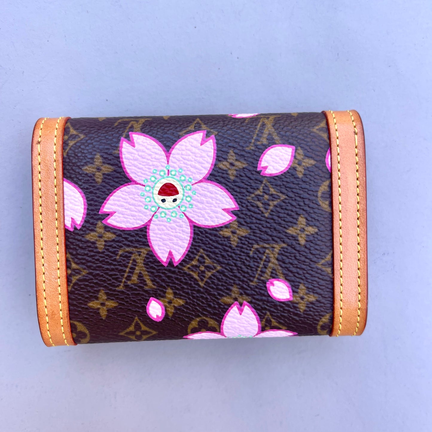 Louis Vuitton Takashi Murakami Cherry blossom card holders (set of 2)