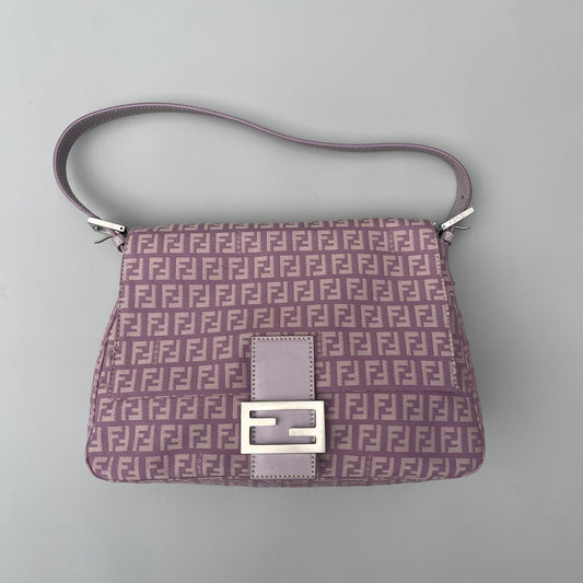 Fendi Lavander mamma baguette shoulder bag