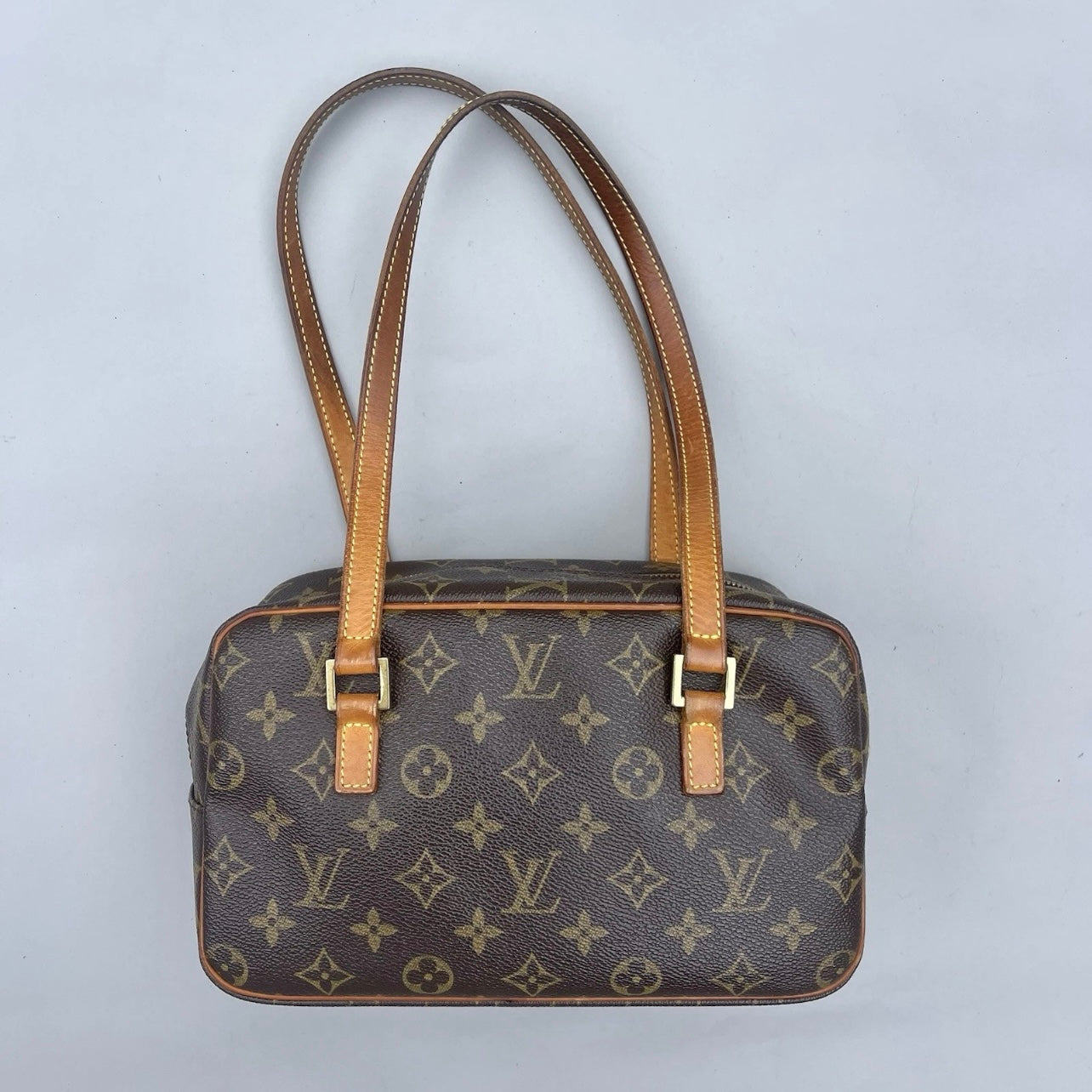 Louis Vuitton Cite Shoulder Bag MM Brown Monogram Canvas Shoulder Bag