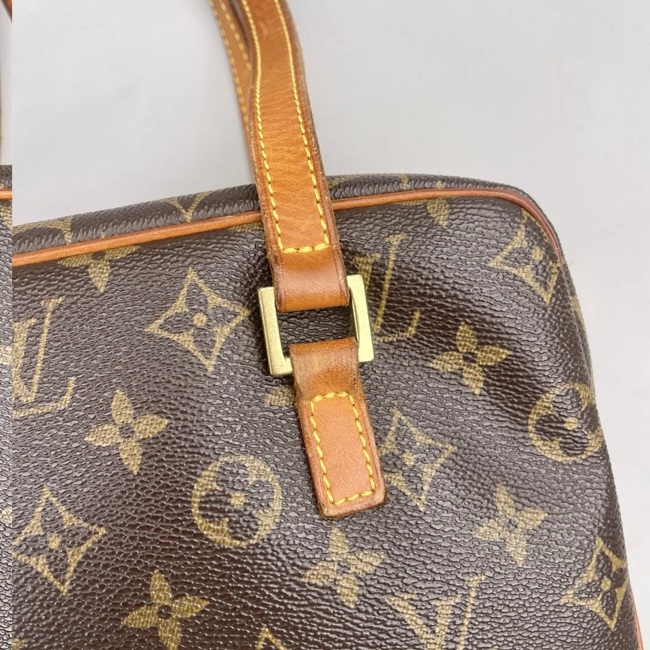 Louis Vuitton Cite Shoulder Bag MM Brown Monogram Canvas Shoulder Bag