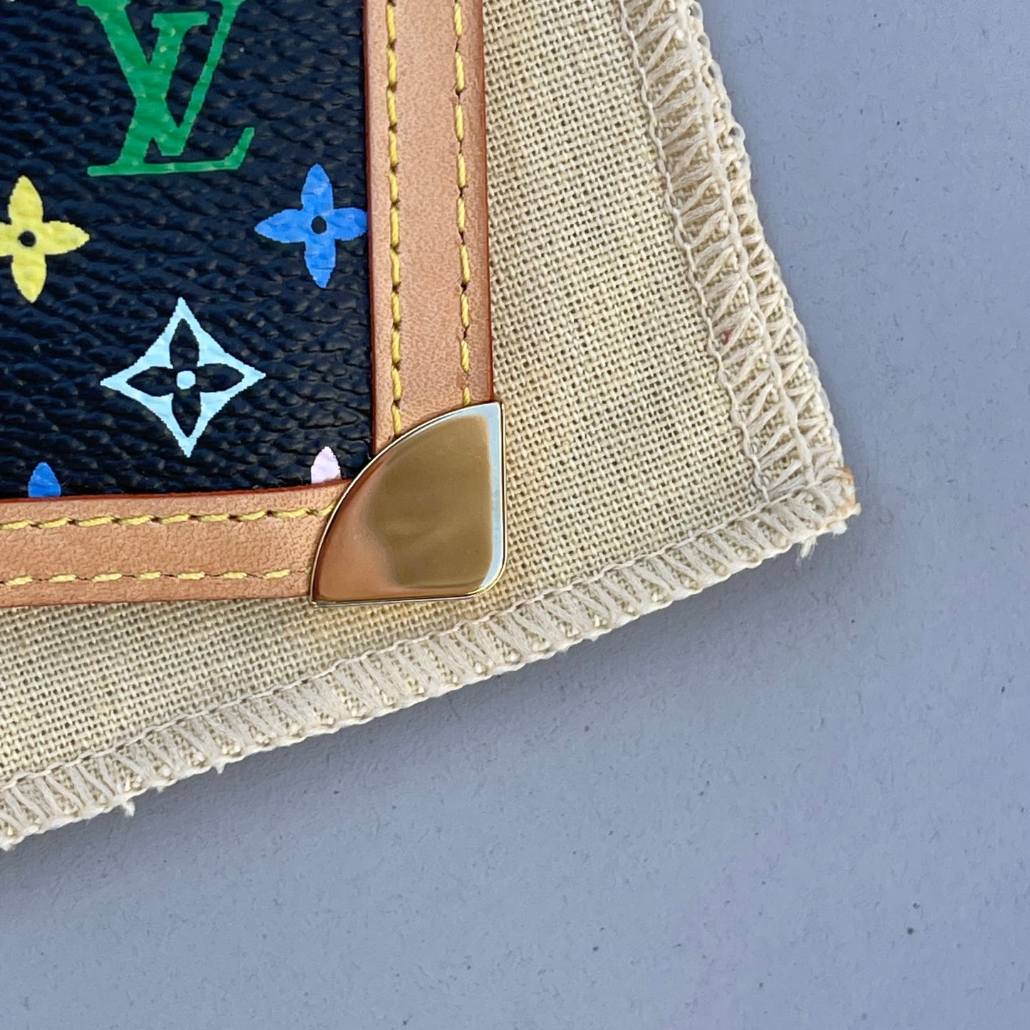 Louis Vuitton Black Multicolor Key Cles Takashi Murakami