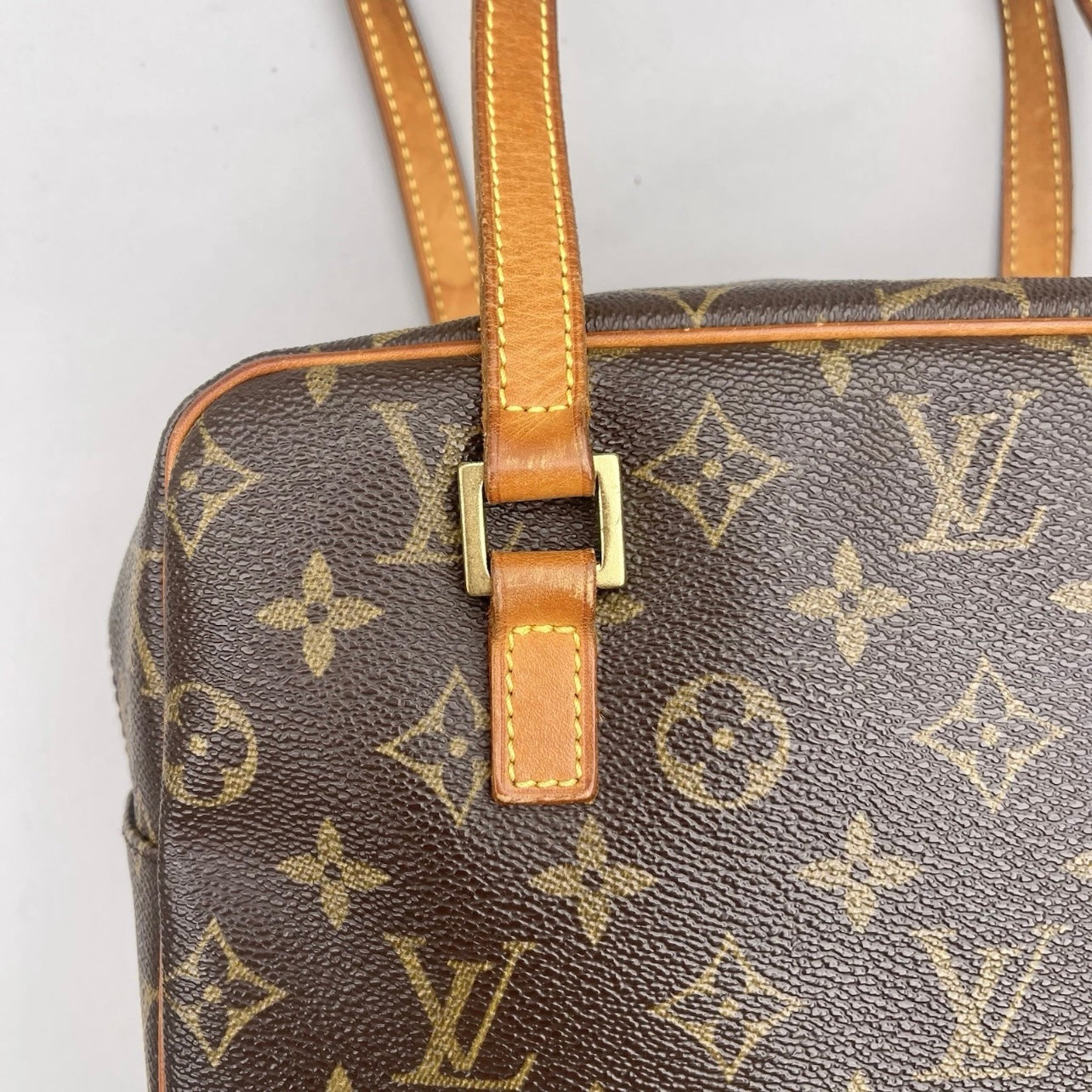 Louis Vuitton Cite Shoulder Bag MM Brown Monogram Canvas Shoulder Bag