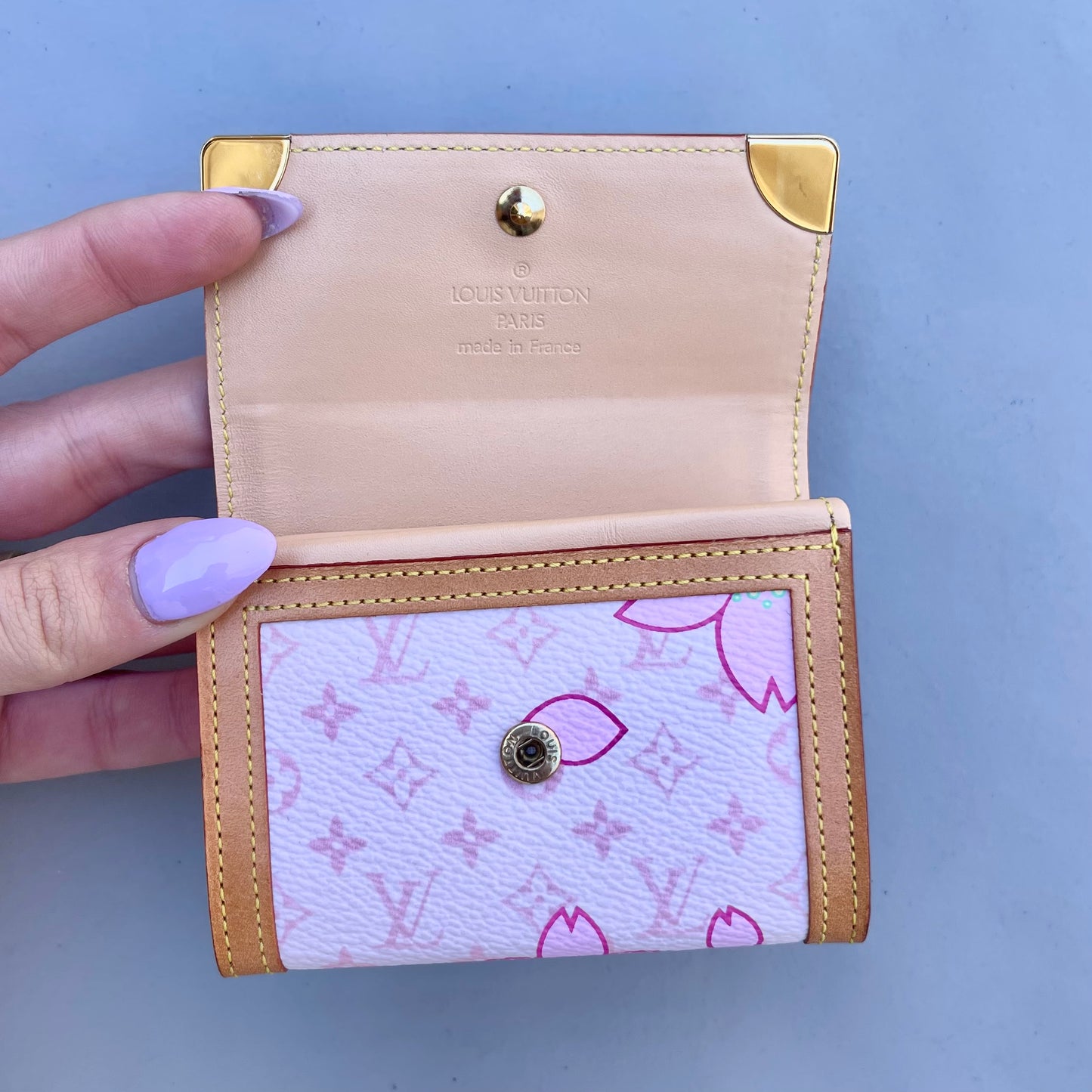 Louis Vuitton Takashi Murakami Cherry blossom card holders (set of 2)