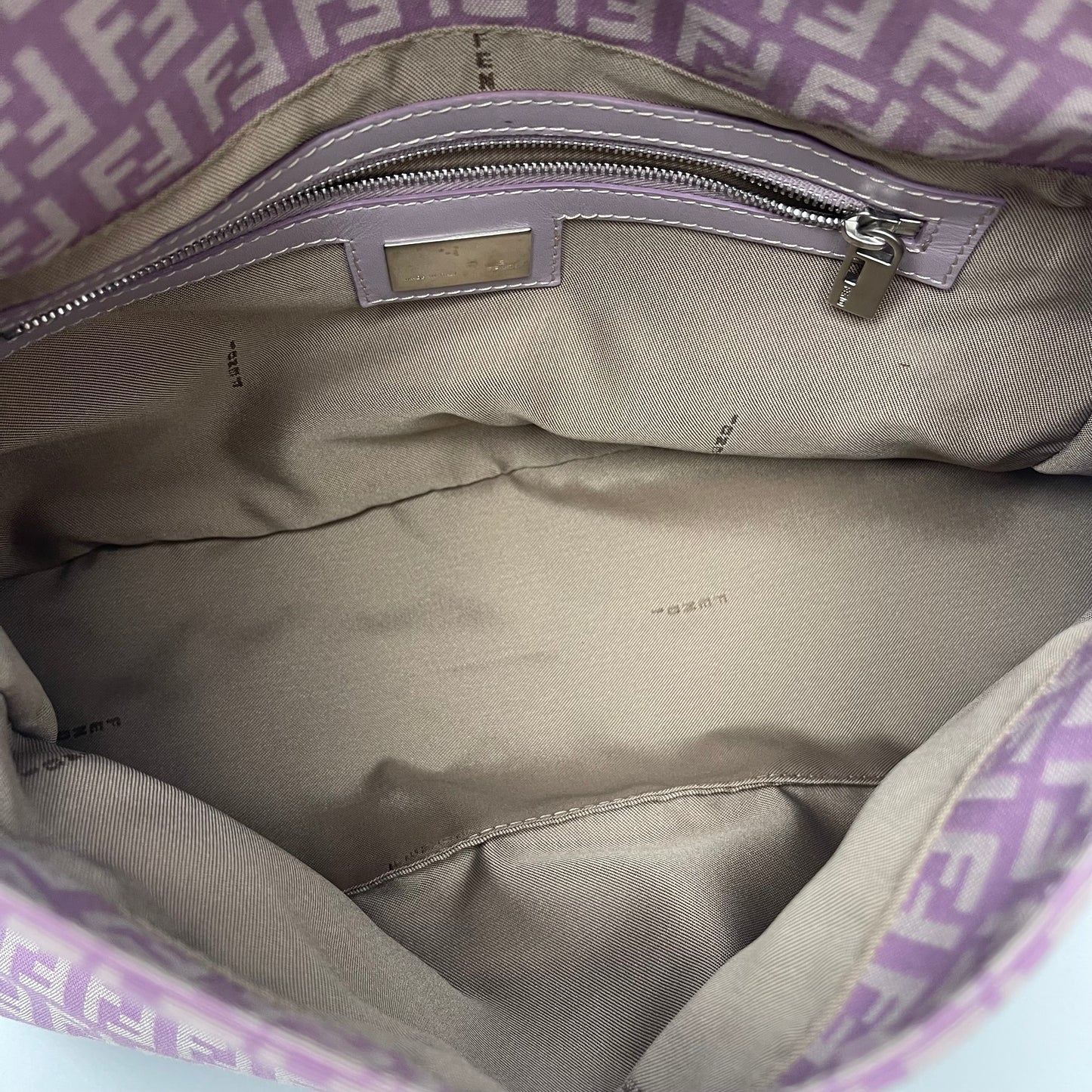 Fendi Lavander mamma baguette shoulder bag