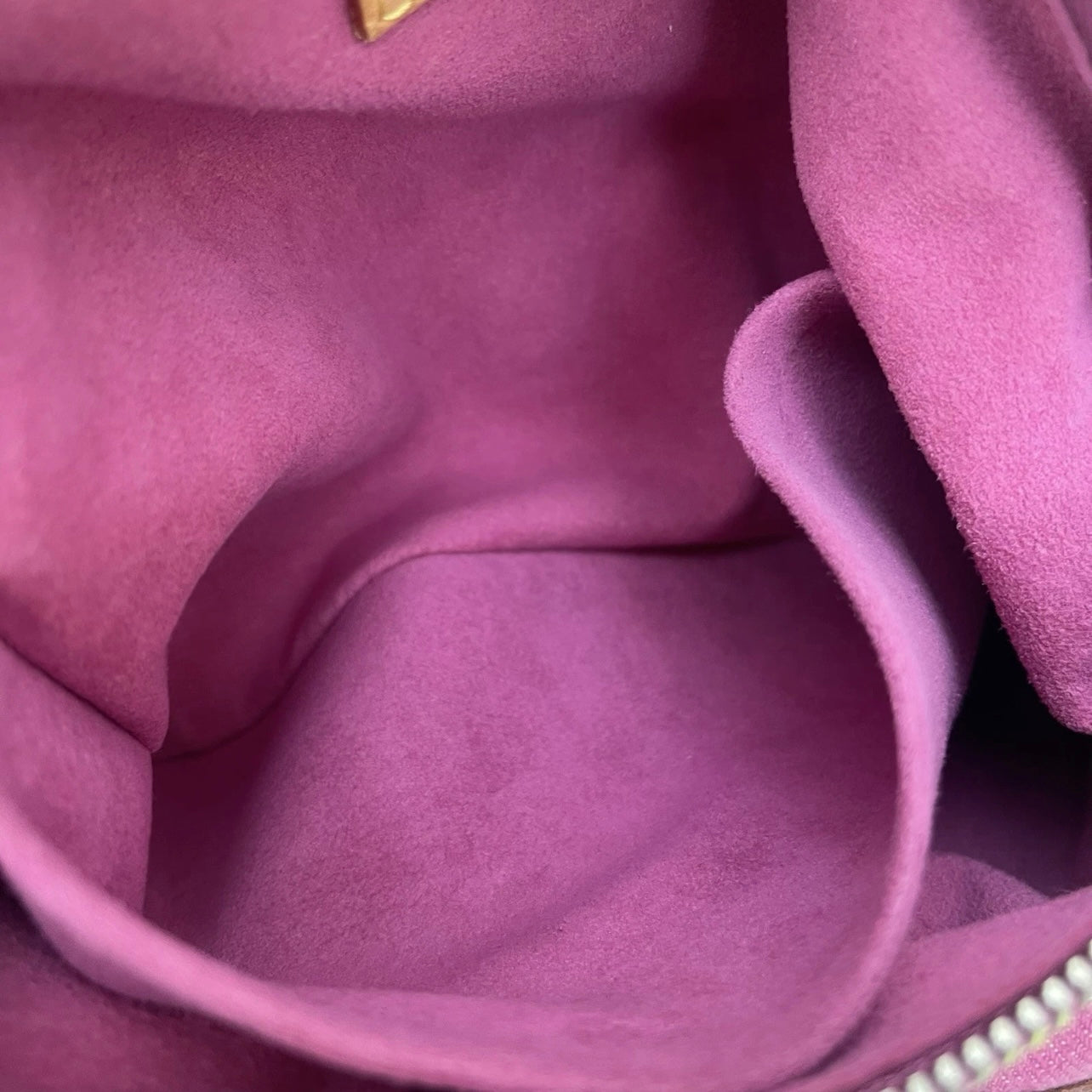 Louis Vuitton pink denim baggy PM shoulder bag