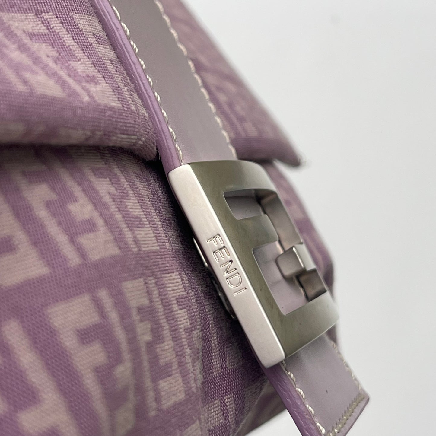 Fendi Lavander mamma baguette shoulder bag