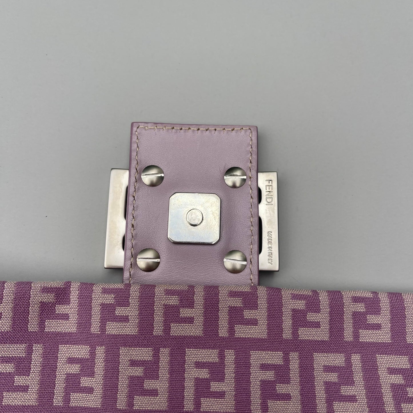 Fendi Lavander mamma baguette shoulder bag